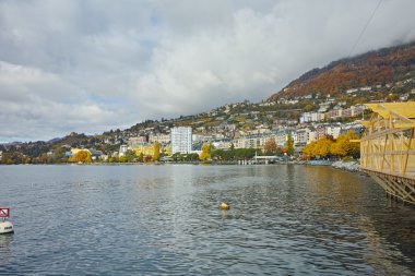 Şaşırtıcı Panorama Montereux ve Cenevre Gölü, Vaud Kantonu