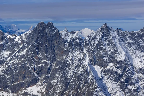 Wspaniałą panoramę zima od Matterhorn Glacier Paradise, Alpy — Zdjęcie stockowe