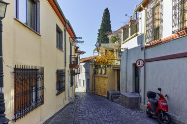 Doğu Makedonya ve Trakya eski kasaba İskeçe, Arnavut kaldırımlı sokakları