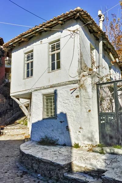 Старый дом оттоманского периода в Ксанти, Восточной Македонии и Фракии — стоковое фото