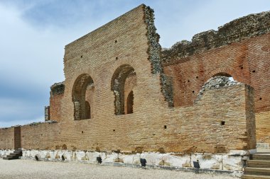 antik kalıntıları Roma Odeon, Patras, Peloponnese