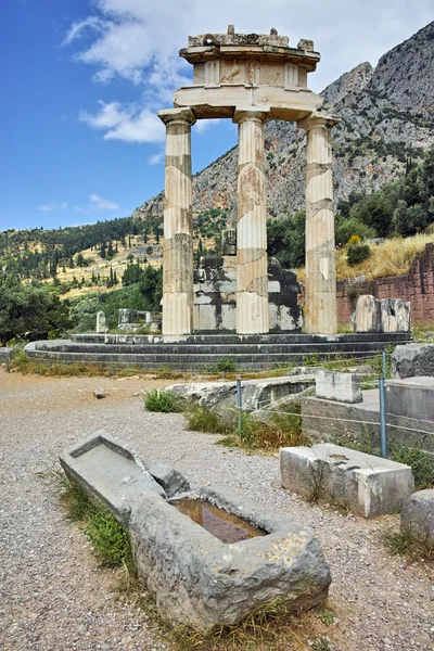 Atenea Pronaia Santuario en Delphi —  Fotos de Stock