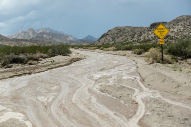 zorlu yol, kötü hava koşulları