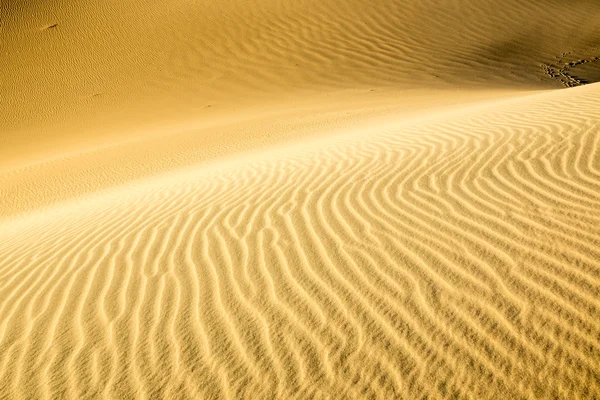 Ondulações em uma duna de areia — Fotografia de Stock