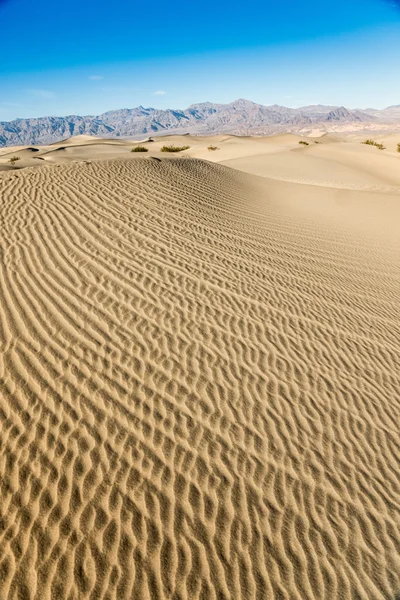 Zand patronen in Death Valley — Stockfoto