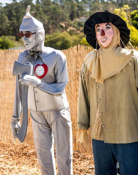 Scarecrow en Tin Man — Stockfoto