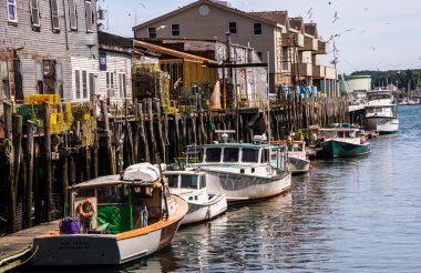Portland Maine Harbor sahne