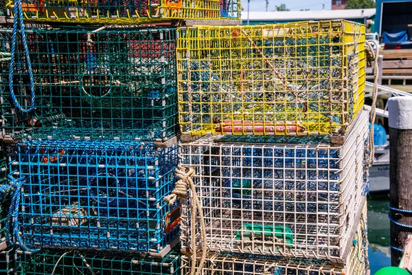 Colorful Lobster Traps — Stock Photo, Image