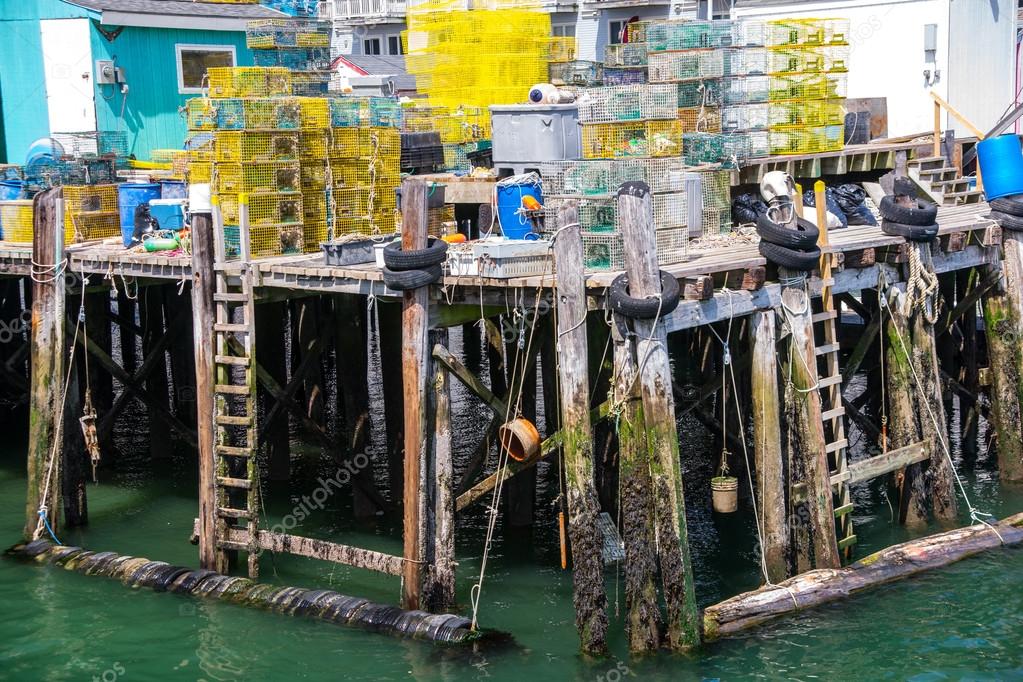 Montones de trampas de langosta 2021