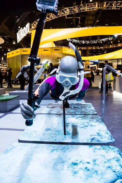 Scuba Diver op Ces 2016 — Stockfoto