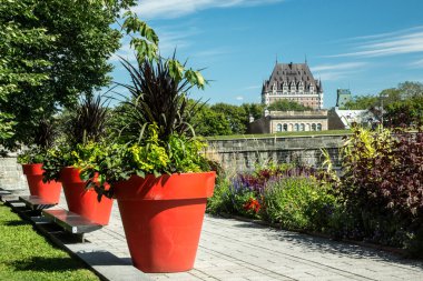 Chateau Frontenacin Quebec Old City clipart