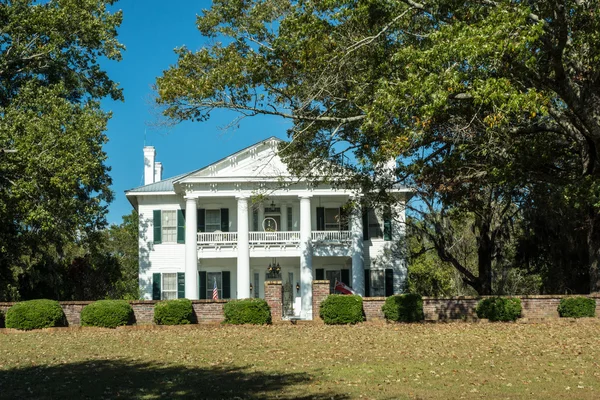 Plantacji Południowej Mansion — Zdjęcie stockowe