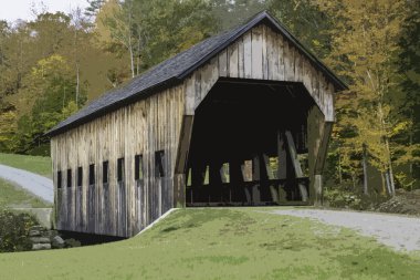 Vermont kapalı köprü
