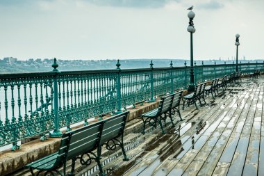 Yağmurlu bir gün Bpardwalk