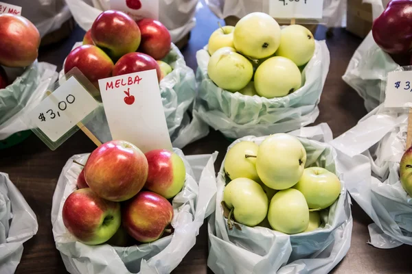 Temporada de cosecha de manzana — Foto de Stock