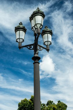 Bir yaz gününde Vintage streetlight