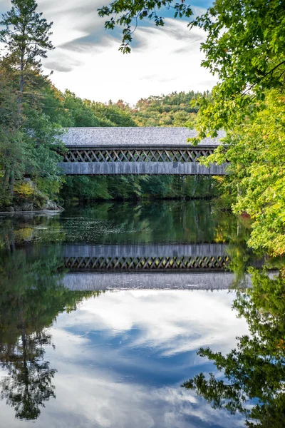 Ponte coperto nel New Hampshire — Foto Stock