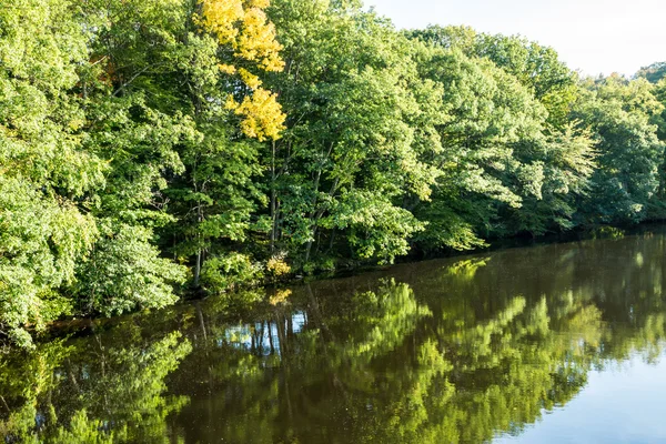 Rio Outono em New Hampshire — Fotografia de Stock