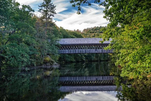 Covered Bridge in New Hampshire — Stock Photo, Image