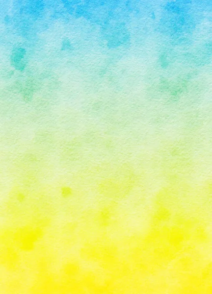 Pastel Blue Yellow Watercolor Paper Background Image Graphic Design — Stock Photo, Image