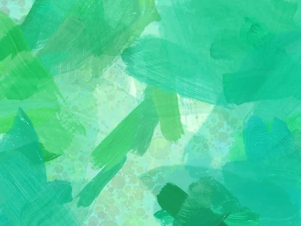 Groen Geschilderd Abstract Achtergrond Papier — Stockfoto