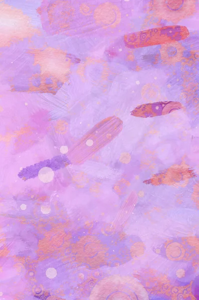 Purple and gold painted abstract background paper