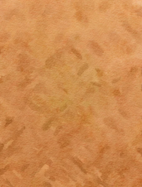 橙色和褐色色调的水彩背景 — 图库照片