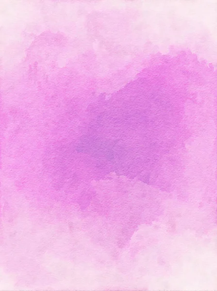 Fundo Aquarela Texturizado Com Uma Lavagem Cor Rosa — Fotografia de Stock