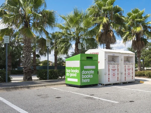 Cajas de donación — Foto de Stock