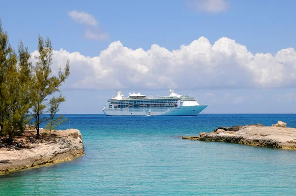 Anchored Ship — Stock Photo, Image