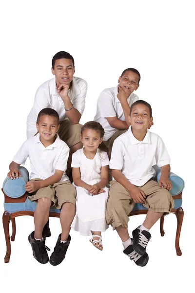 Brothers and Sister posing — Stock Photo, Image