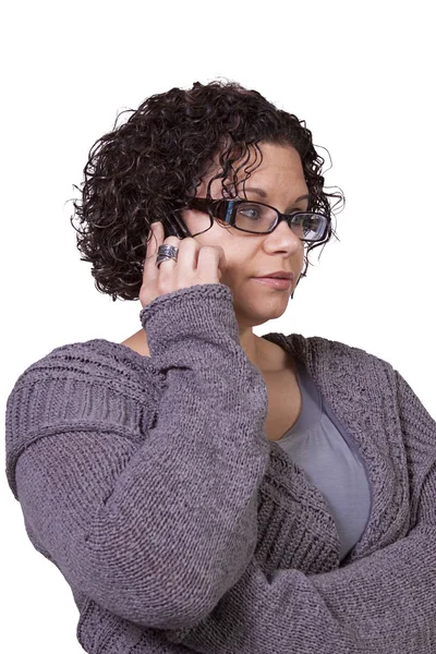 Cute Girl Talking on the Phone — Stock Photo, Image