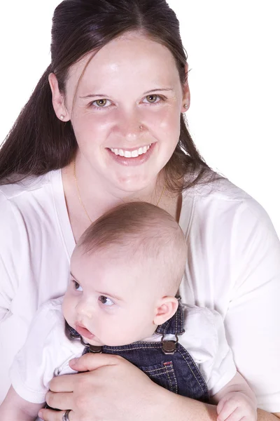 Mother and Son Posing — Stock Photo, Image