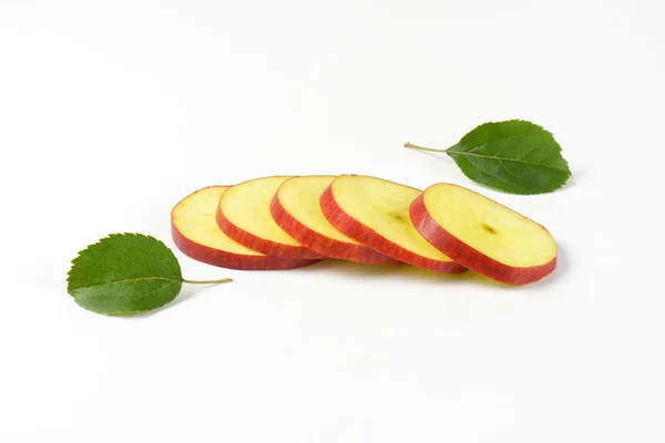 Thin apple slices — Stock Photo, Image