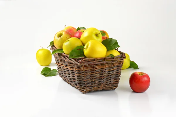 Basket of apples — Stock Photo, Image