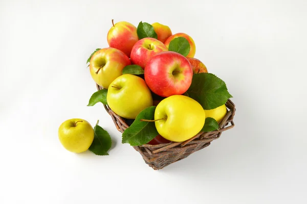 Basket of apples — Stock Photo, Image