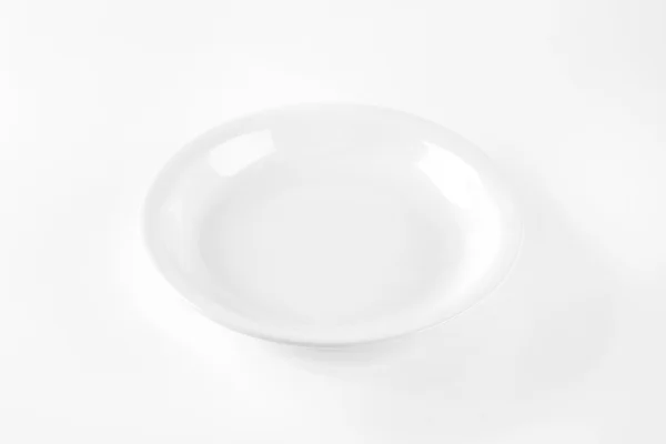 Assiette à soupe blanche — Photo