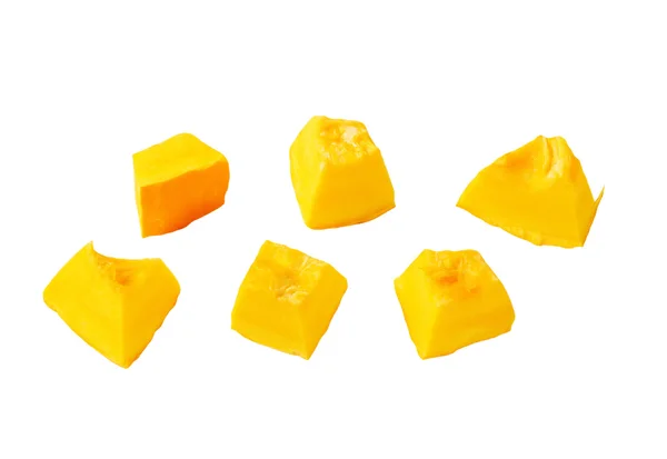 Pezzi di zucca gialla — Foto Stock