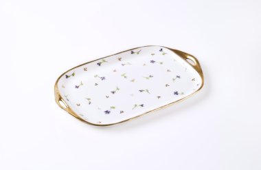 Dekoratif porselen tepsi