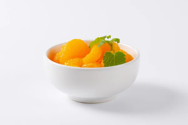 Skalade tangerine segment — Stockfoto