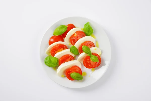 Salada de caprese fresca — Fotografia de Stock