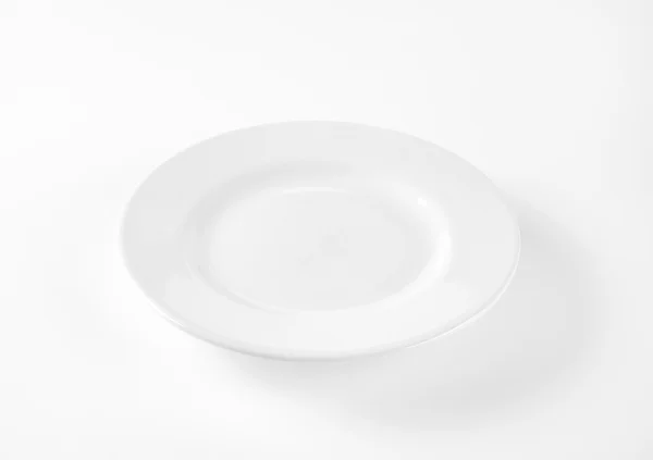 Witte diner plaat — Stockfoto