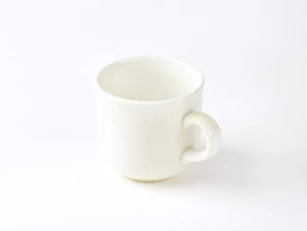 Taza blanca vacía — Foto de Stock