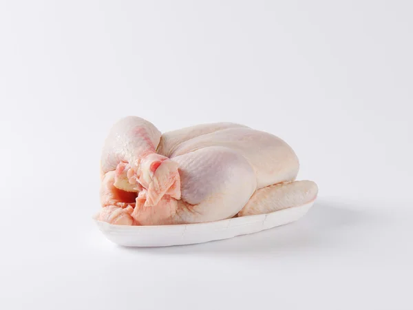 Pollo intero crudo — Foto Stock