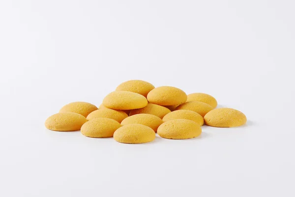 Round sponge biscuits — Stock Photo, Image