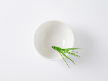 taze Frenk soğanı yaprakları