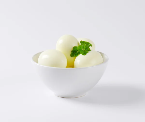 Hard boiled eggs — Stock Photo, Image