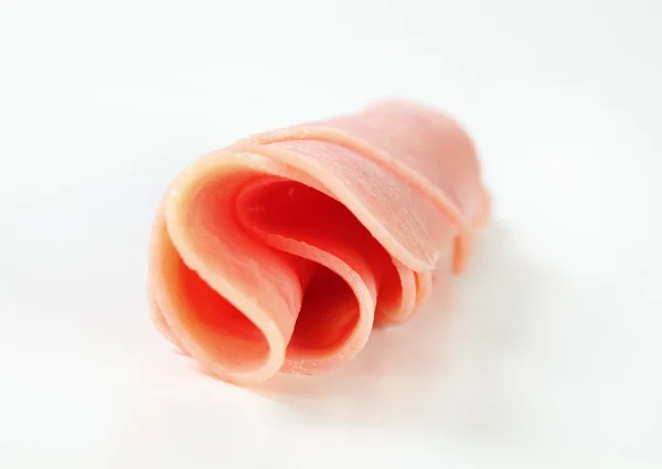 Thin slices of ham — Stock Photo, Image