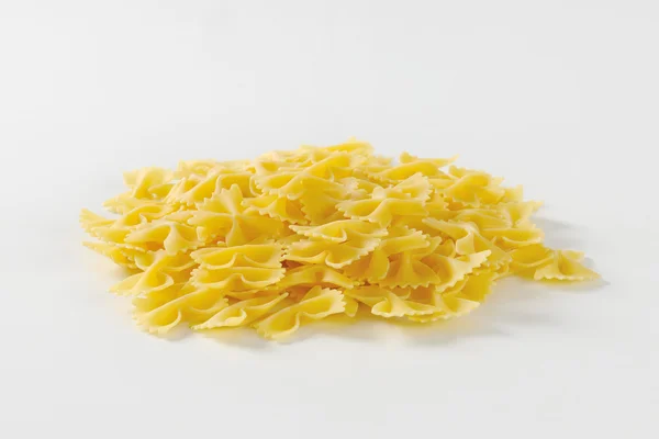 Uncooked farfalle pasta — Stock Photo, Image