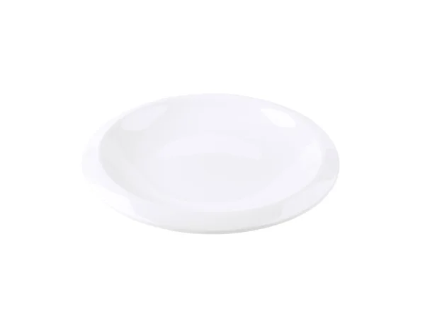 Plato de sopa blanca — Foto de Stock